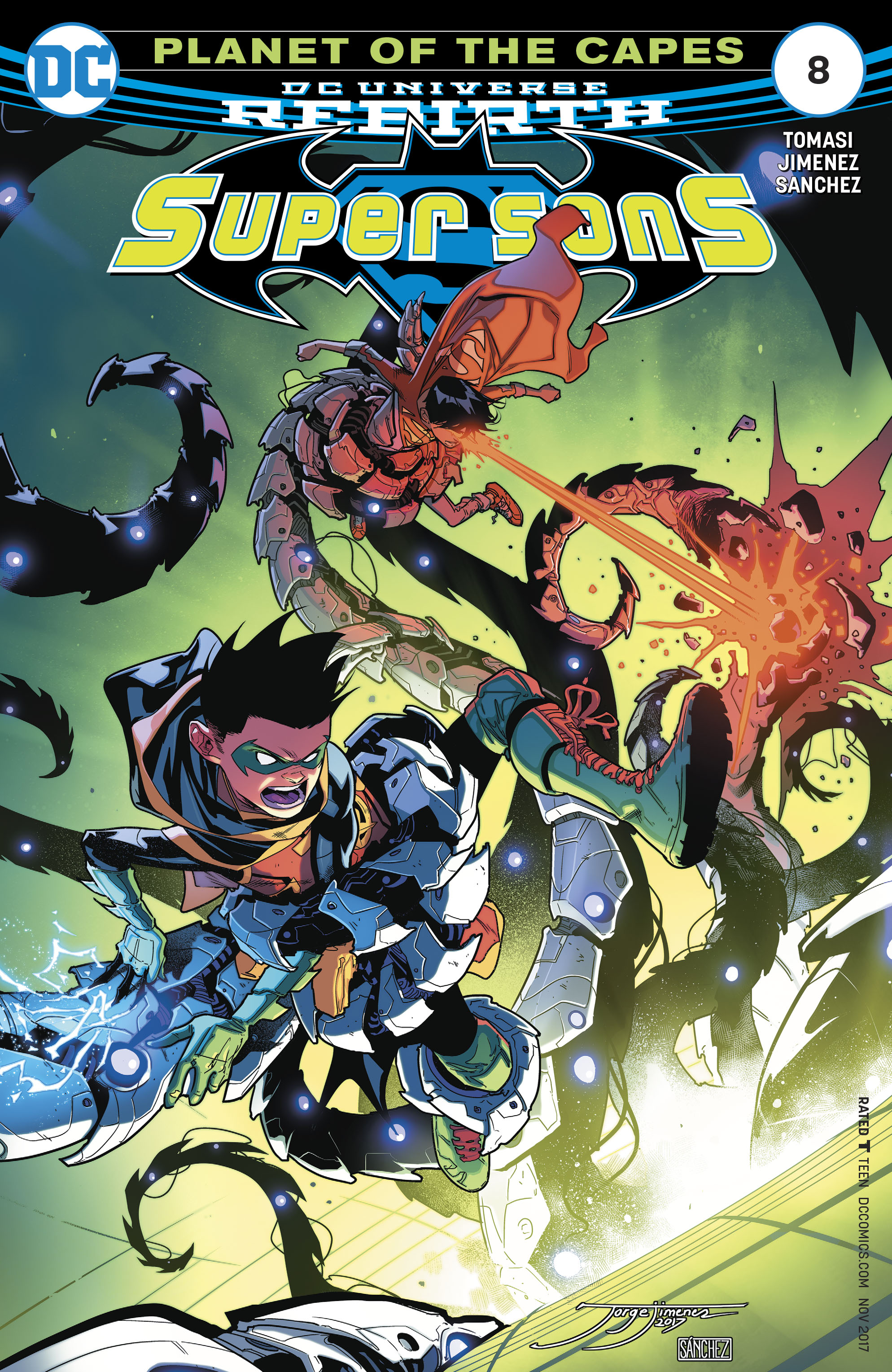 Super Sons #8 Cover A Regular Jorge Jimenez Cover