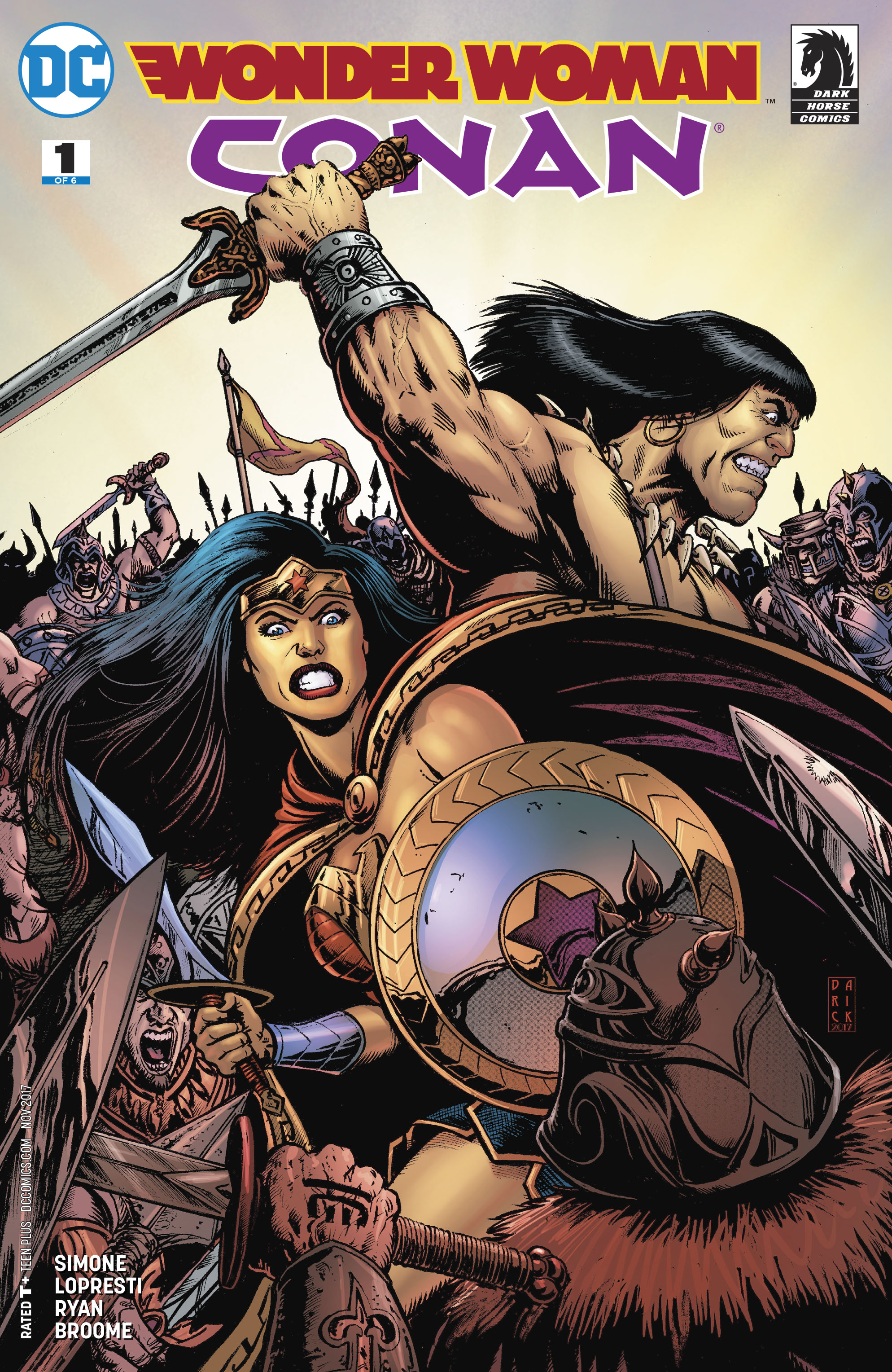 Wonder Woman Conan #1 Cover A Regular Darick Robertson Cover