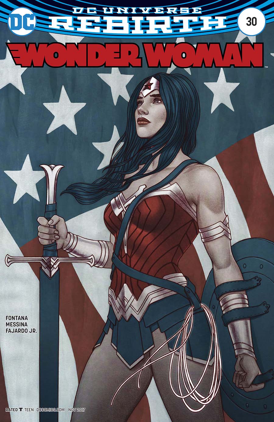 Wonder Woman Vol 5 #30 Cover B Variant Jenny Frison Cover
