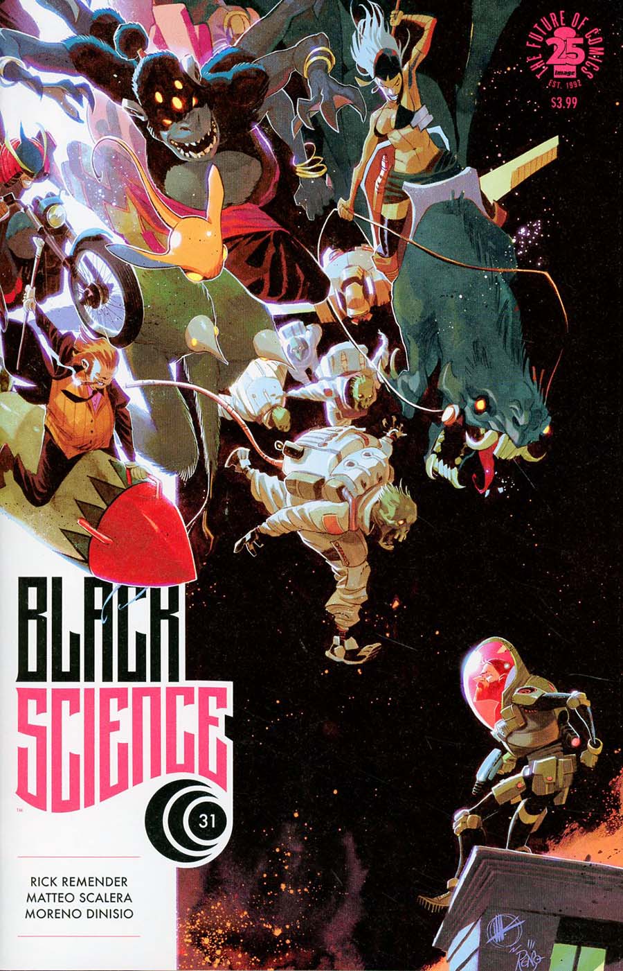 Black Science #31 Cover A Regular Matteo Scalera & Moreno Dinisio Cover