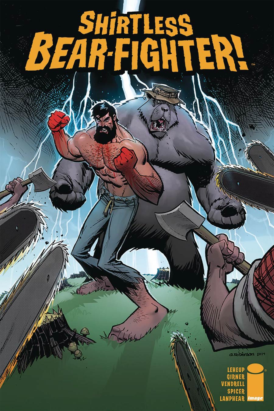 Shirtless Bear-Fighter #4 Cover A Regular Andrew Robinson Cover