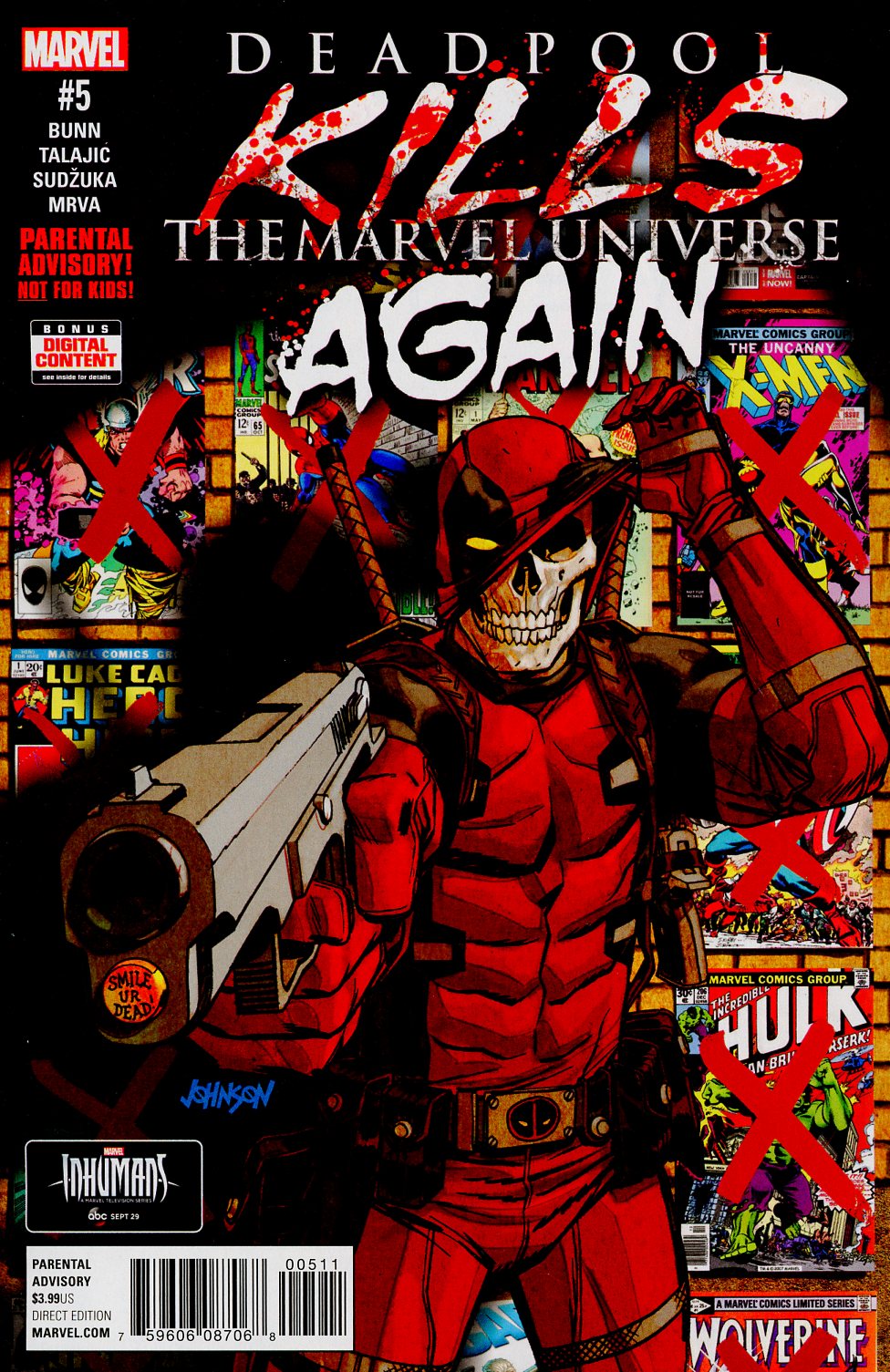 Deadpool Kills The Marvel Universe Again #5 Cover A Regular Dave Johnson Cover