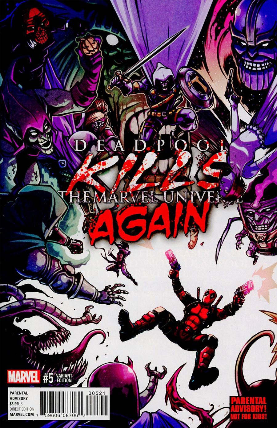 Deadpool Kills The Marvel Universe Again #5 Cover B Variant Caspar Wjingaard Cover