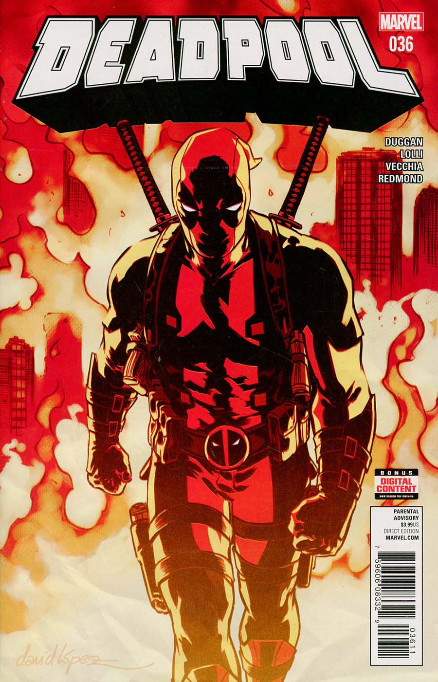 Deadpool Vol 5 #36 Cover A Regular David Lopez Cover (Secret Empire Epilogue)