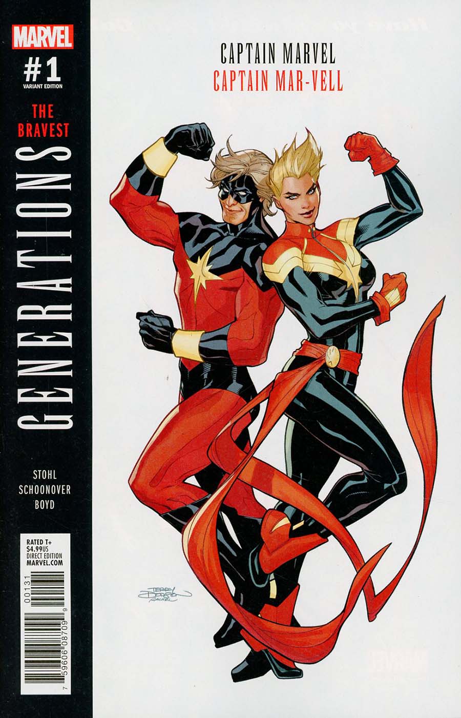 Generations Captain Marvel & Captain Mar-Vell #1 Cover B Variant Terry Dodson Cover