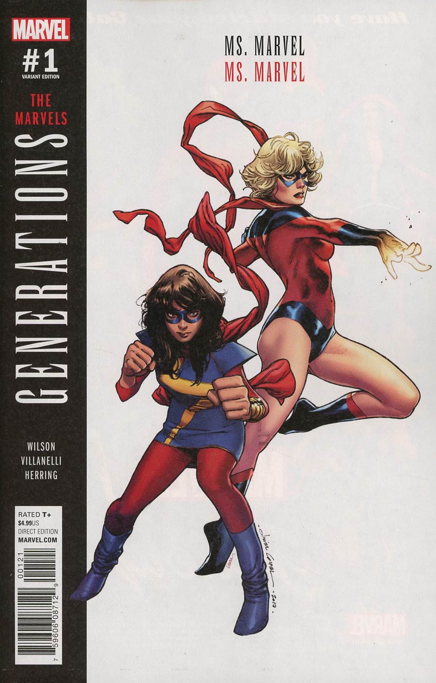 Generations Ms Marvel & Ms Marvel #1 Cover B Variant Olivier Coipel Cover