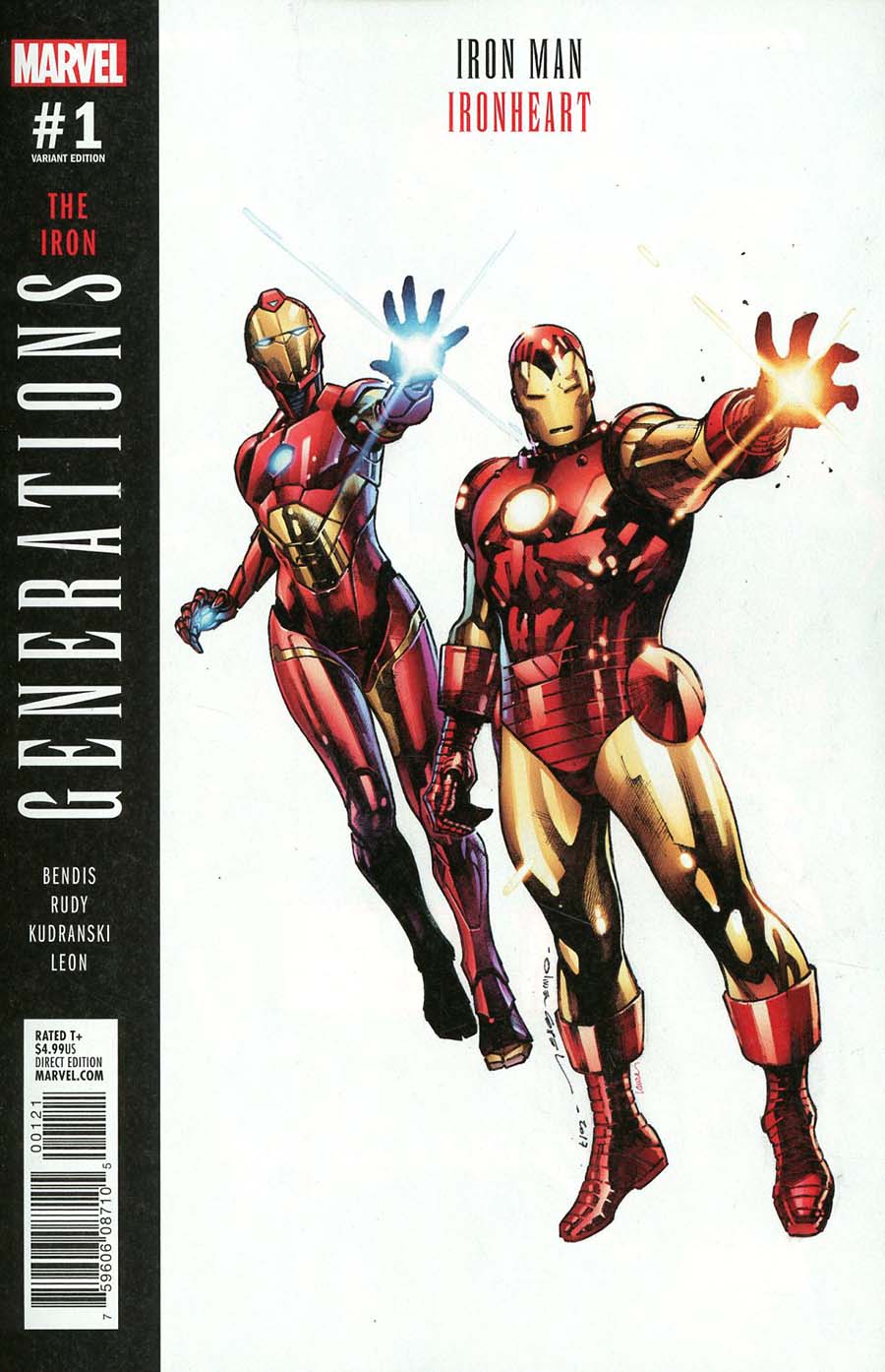 Generations Iron Man & Ironheart #1 Cover B Variant Olivier Coipel Cover