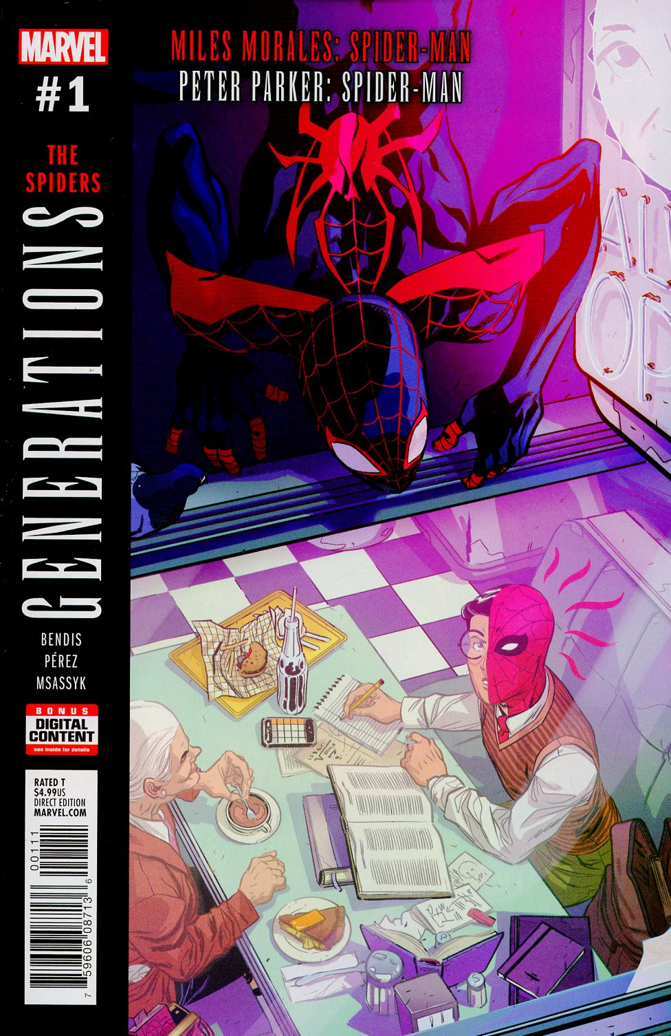 Generations Miles Morales Spider-Man & Peter Parker Spider-Man #1 Cover A 1st Ptg Regular Ramon Perez Cover