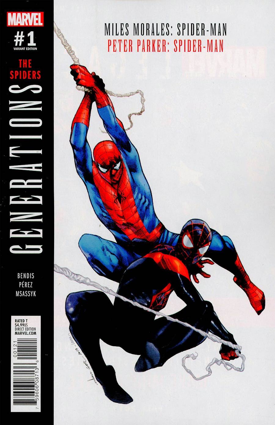Generations Miles Morales Spider-Man & Peter Parker Spider-Man #1 Cover B Variant Olivier Coipel Cover
