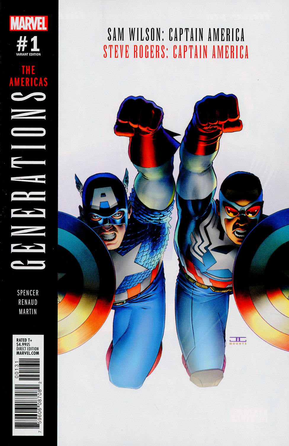 Generations Sam Wilson Captain America & Steve Rogers Captain America #1 Cover B Variant John Cassaday Cover