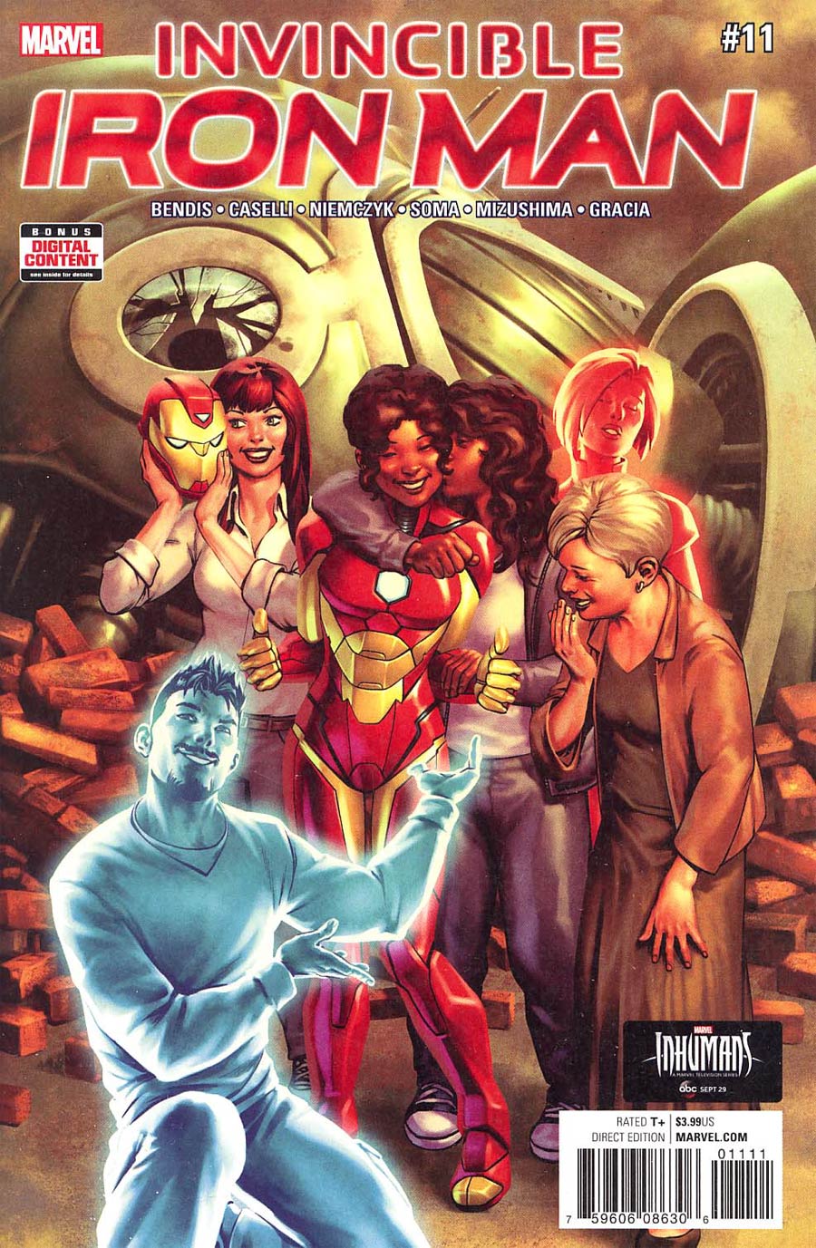 Invincible Iron Man Vol 3 #11 Cover A Regular Jesus Saiz Cover