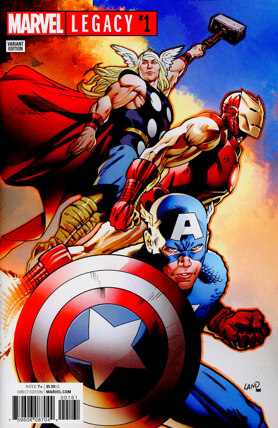 Marvel Legacy #1 Cover C Variant Greg Land Cover