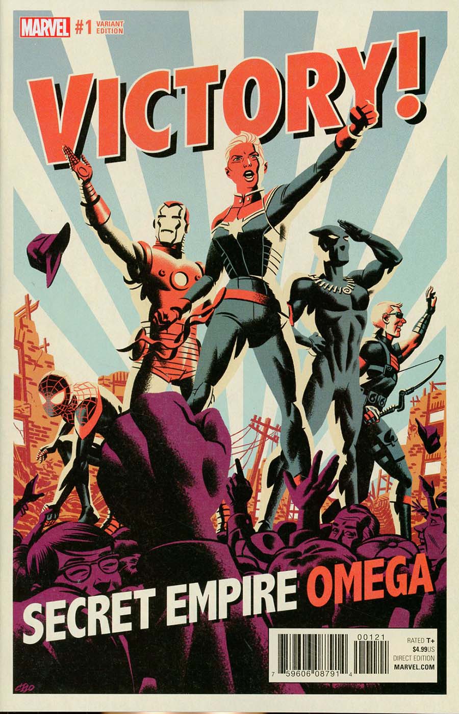 Secret Empire Omega #1 Cover B Variant Michael Cho Cover (Secret Empire Epilogue)