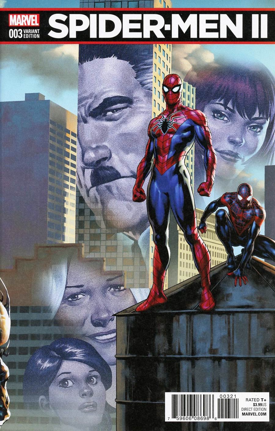 Spider-Men II #3 Cover B Variant Jesus Saiz Connecting C Cover