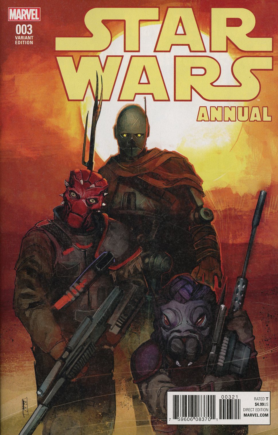 Star Wars Vol 4 Annual #3 Cover B Variant Rod Reis Cover