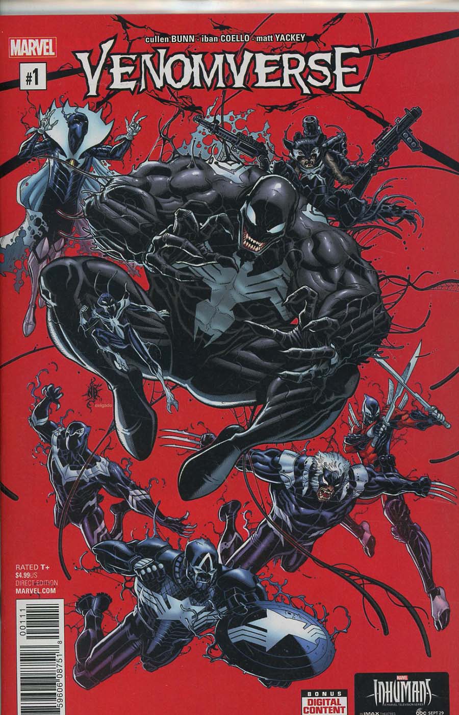 Venomverse #1 Cover A 1st Ptg Regular Nick Bradshaw Cover