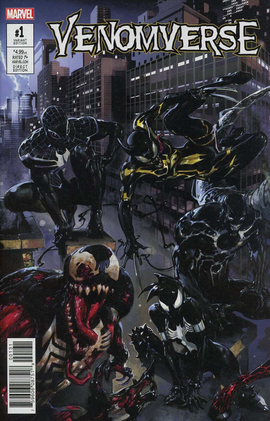 Venomverse #1 Cover B Variant Clayton Crain Connecting Cover