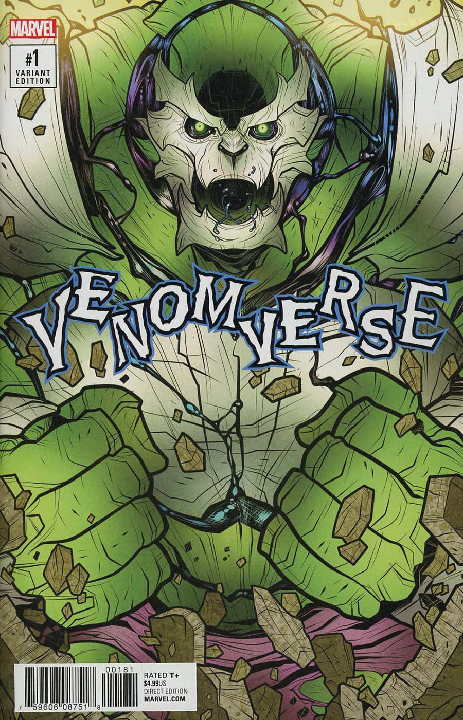 Venomverse #1 Cover C Variant Elizabeth Torque Poison Cover