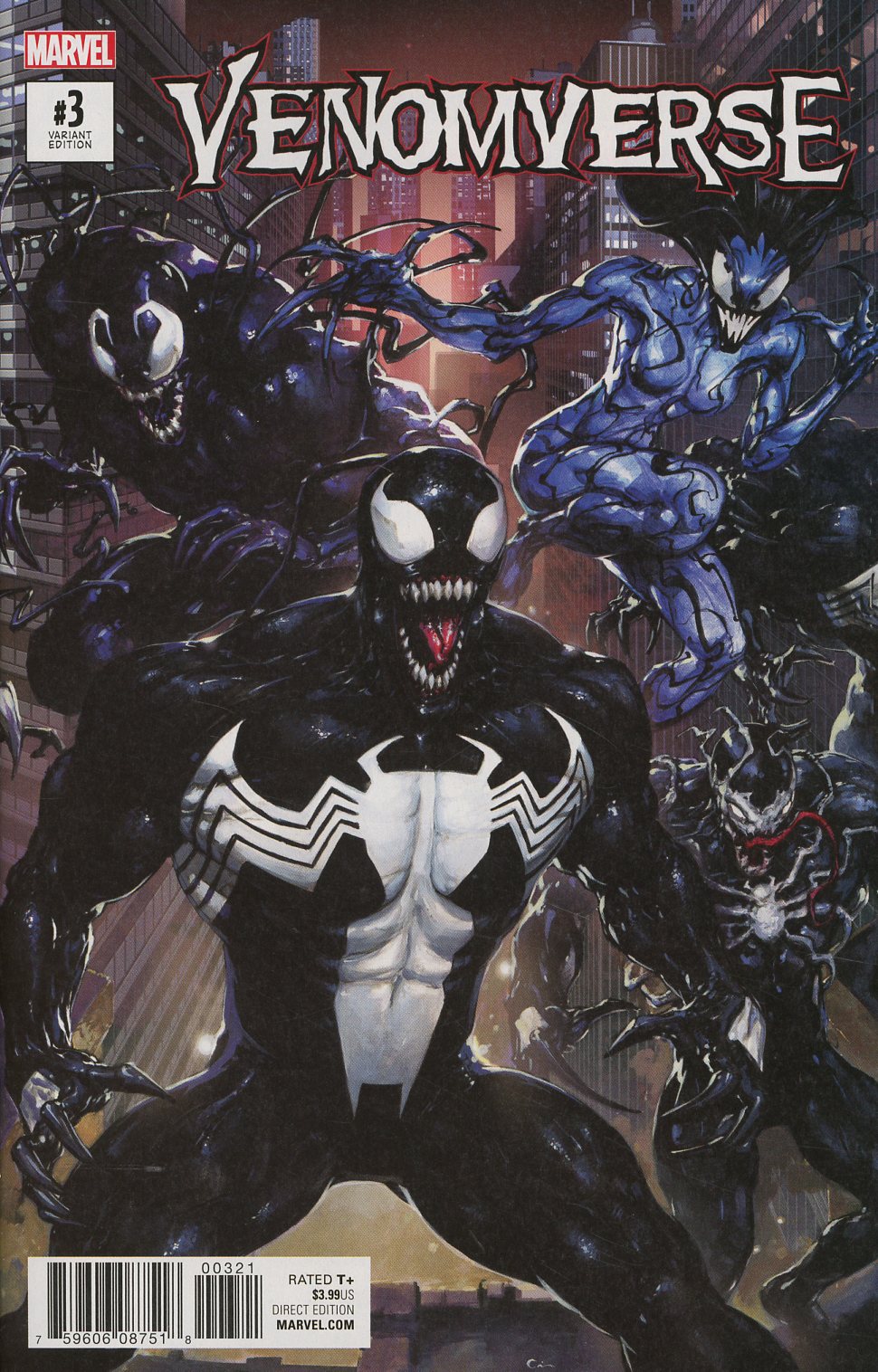 Venomverse #3 Cover B Variant Clayton Crain Connecting Cover