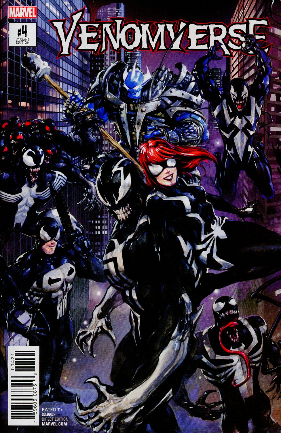 Venomverse #4 Cover B Variant Clayton Crain Connecting Cover