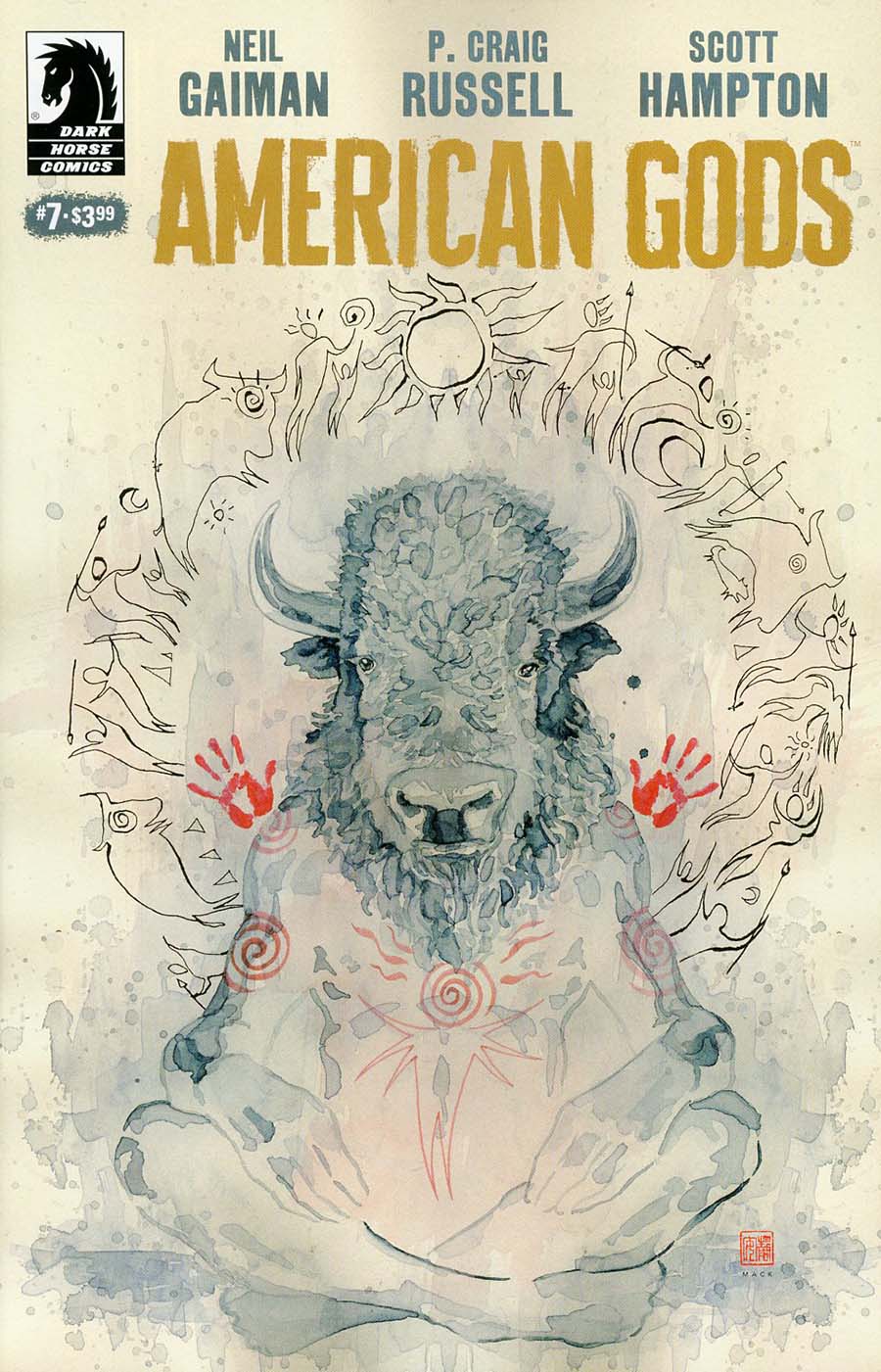 American Gods Shadows #7 Cover B Variant David Mack Cover