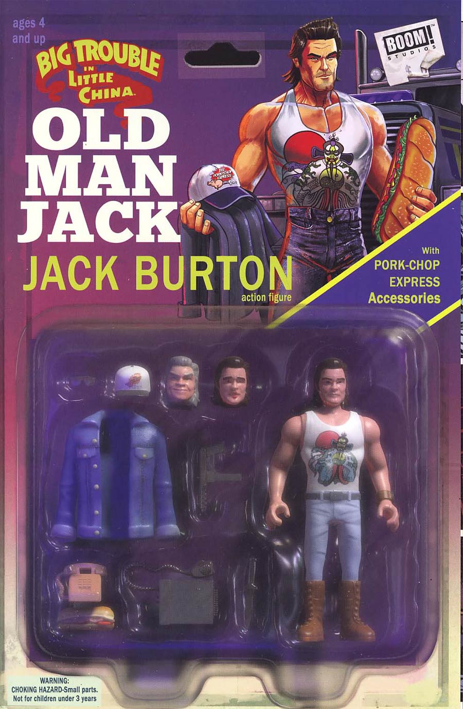 Big Trouble In Little China Old Man Jack #1 Cover C Variant Michael Adams Action Figure Subscription Cover