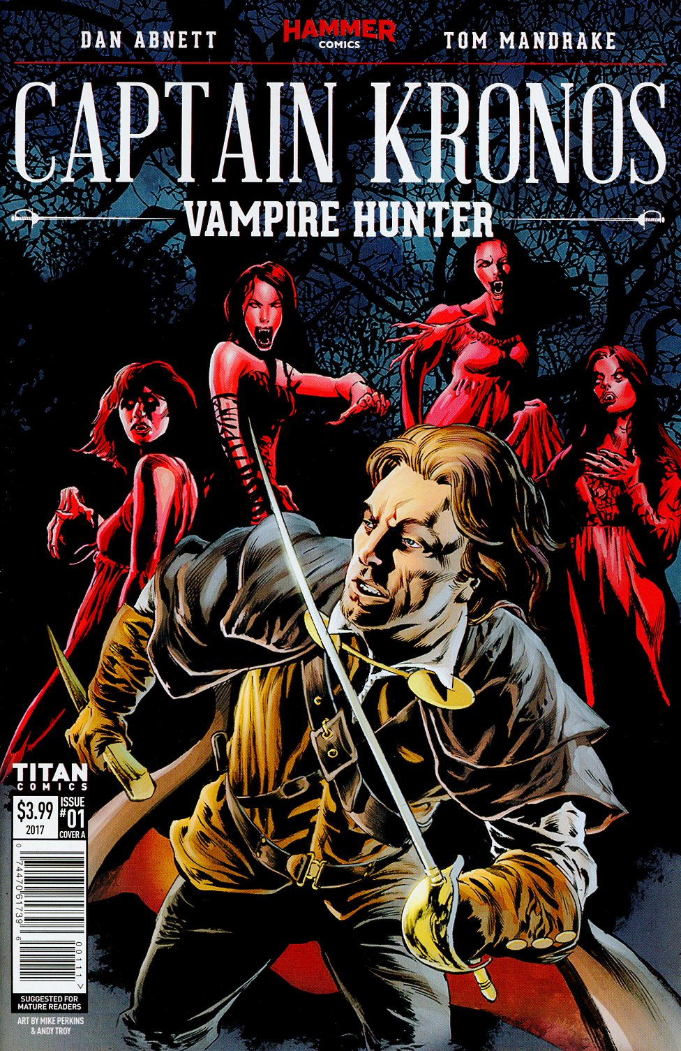 Hammer Comics Captain Kronos Vampire Hunter #1 Cover A Regular Mike Perkins Cover