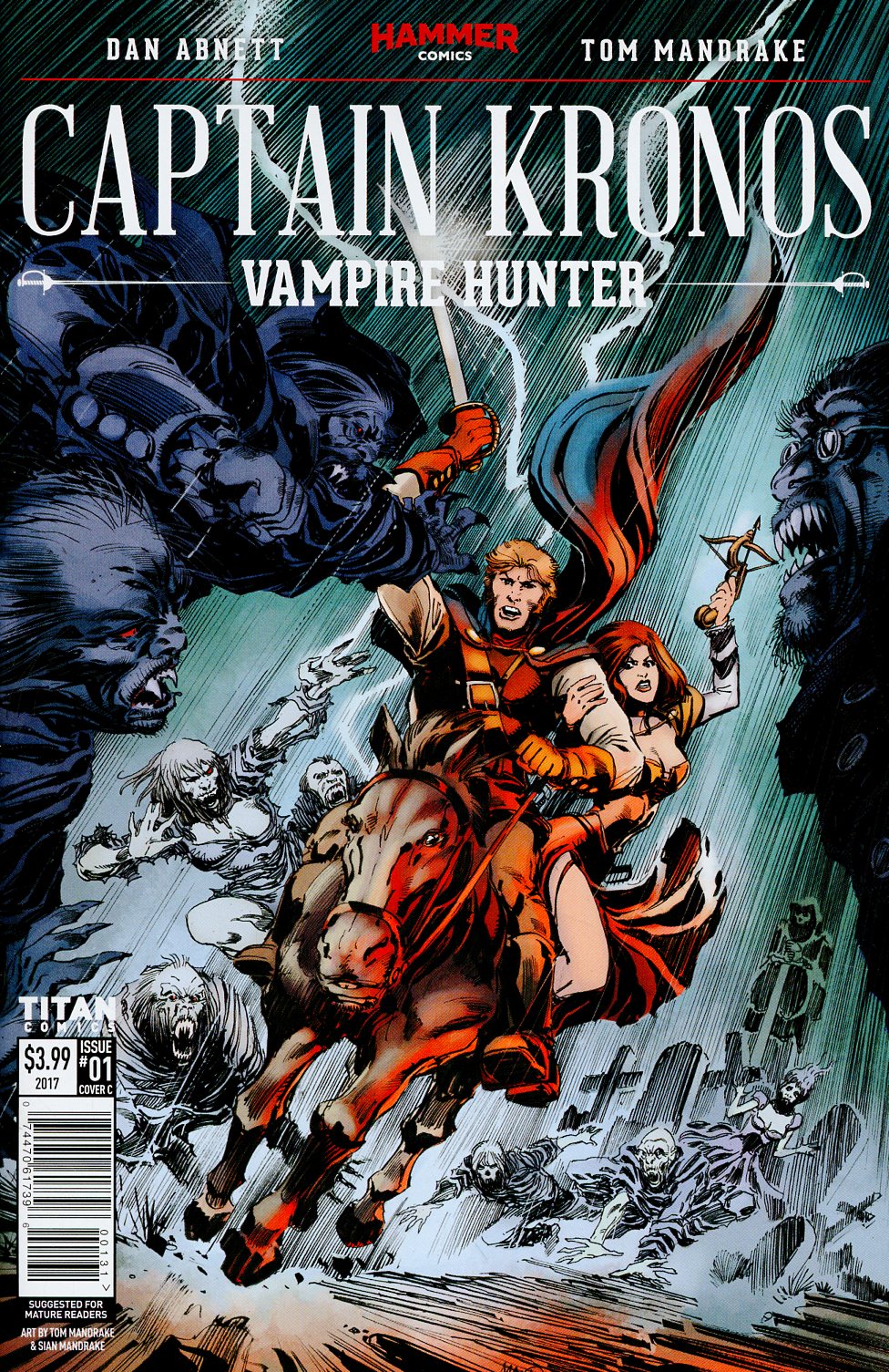 Hammer Comics Captain Kronos Vampire Hunter #1 Cover C Variant Tom Mandrake Cover