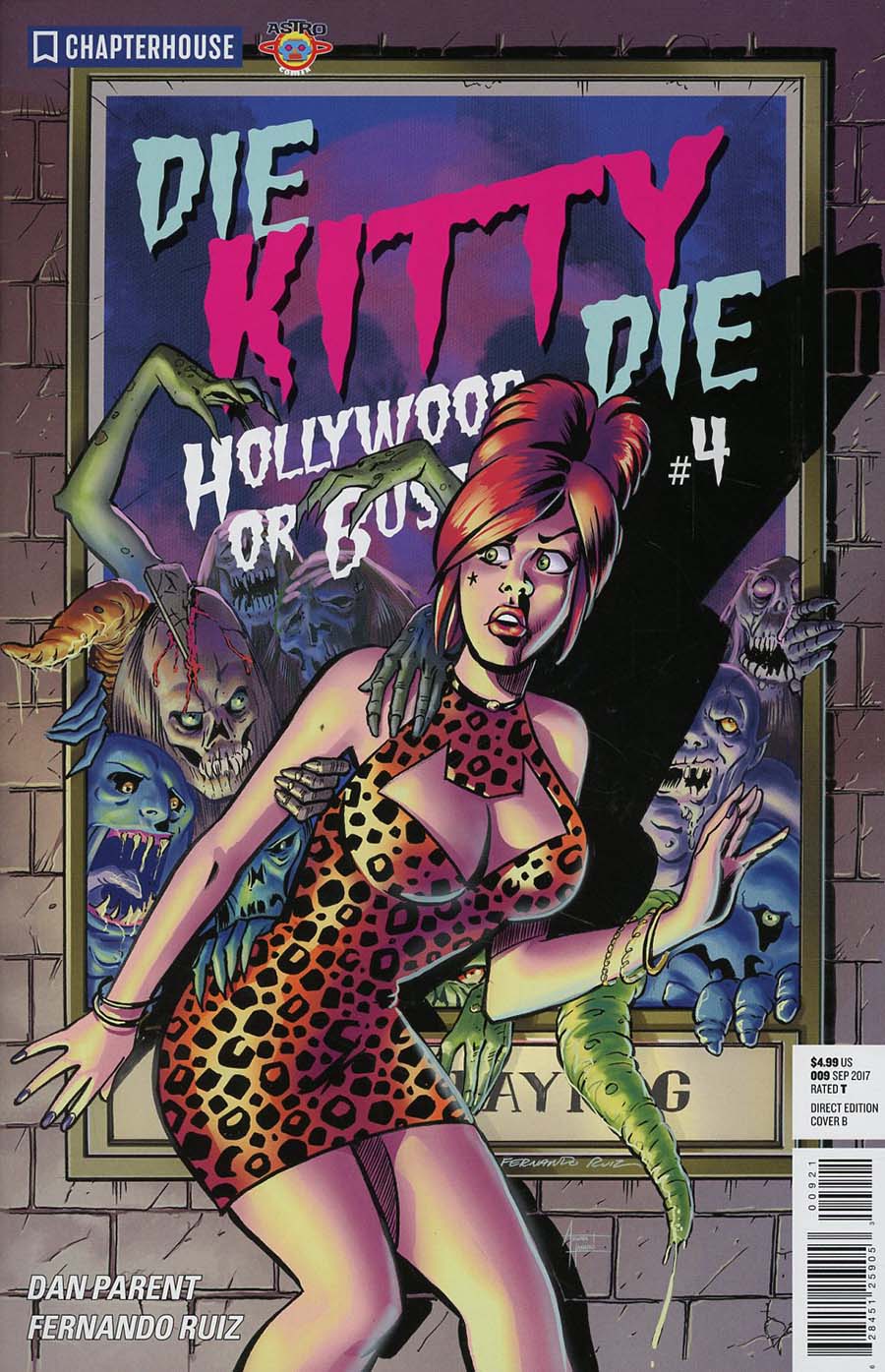 Die Kitty Die Hollywood Or Bust #4 Cover B Variant Fernando Ruiz Cover