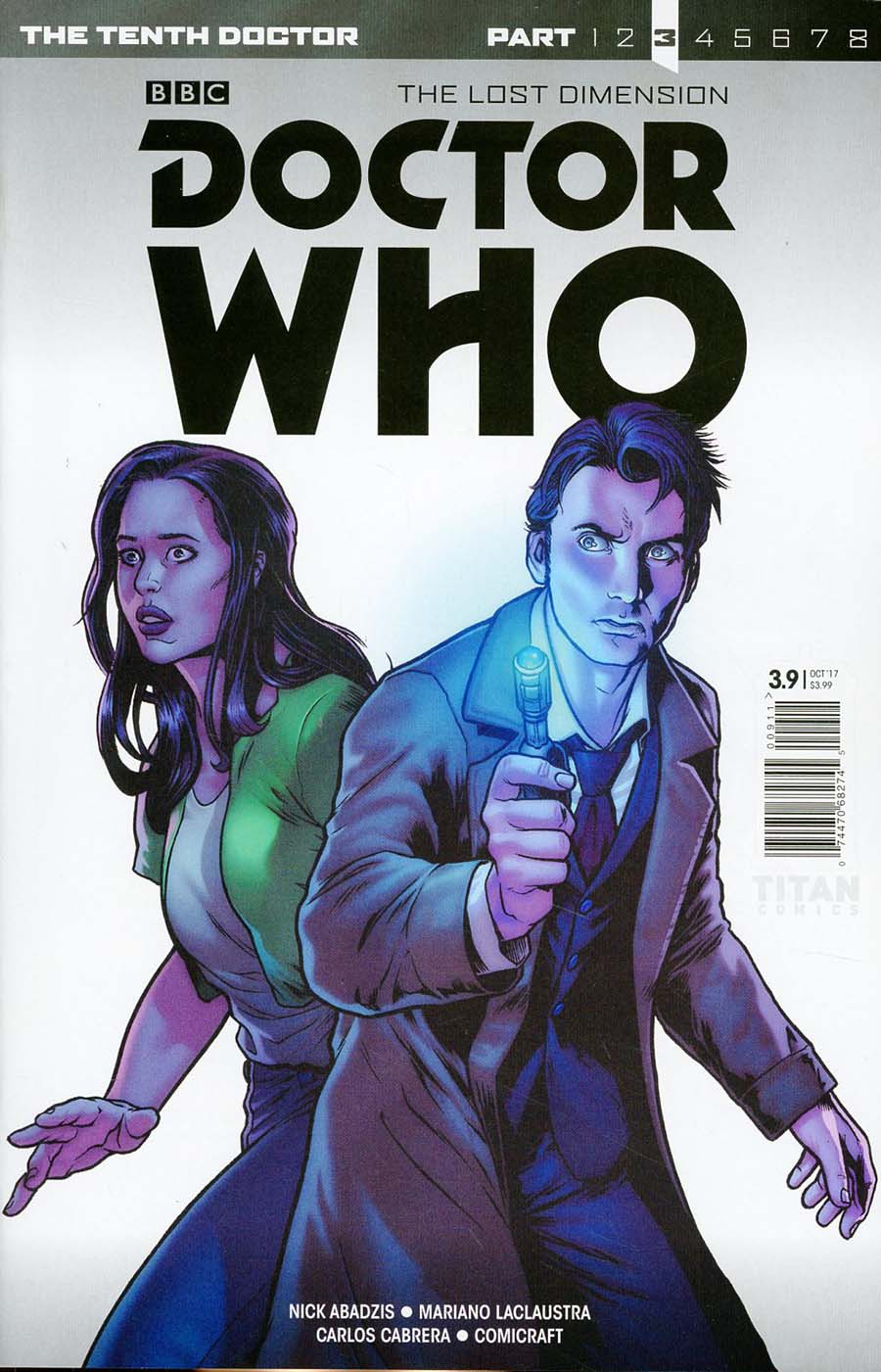 Doctor Who 10th Doctor Year Three #9 Cover A Regular Tazio Bettin & Luis Guerrero Cover (The Lost Dimension Part 3)