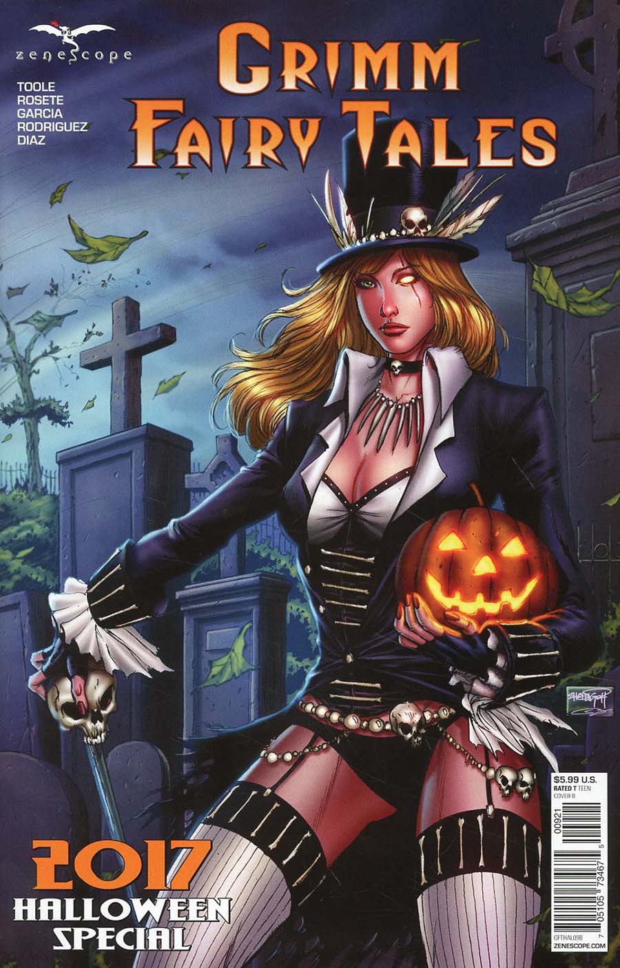 Grimm Fairy Tales Halloween Special 2017 Cover B Sheldon Goh