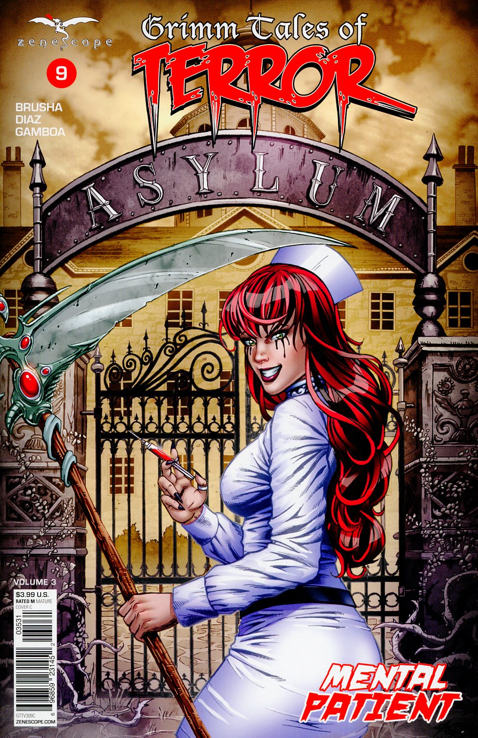 Grimm Fairy Tales Presents Grimm Tales Of Terror Vol 3 #9 Cover C Alfredo Reyes