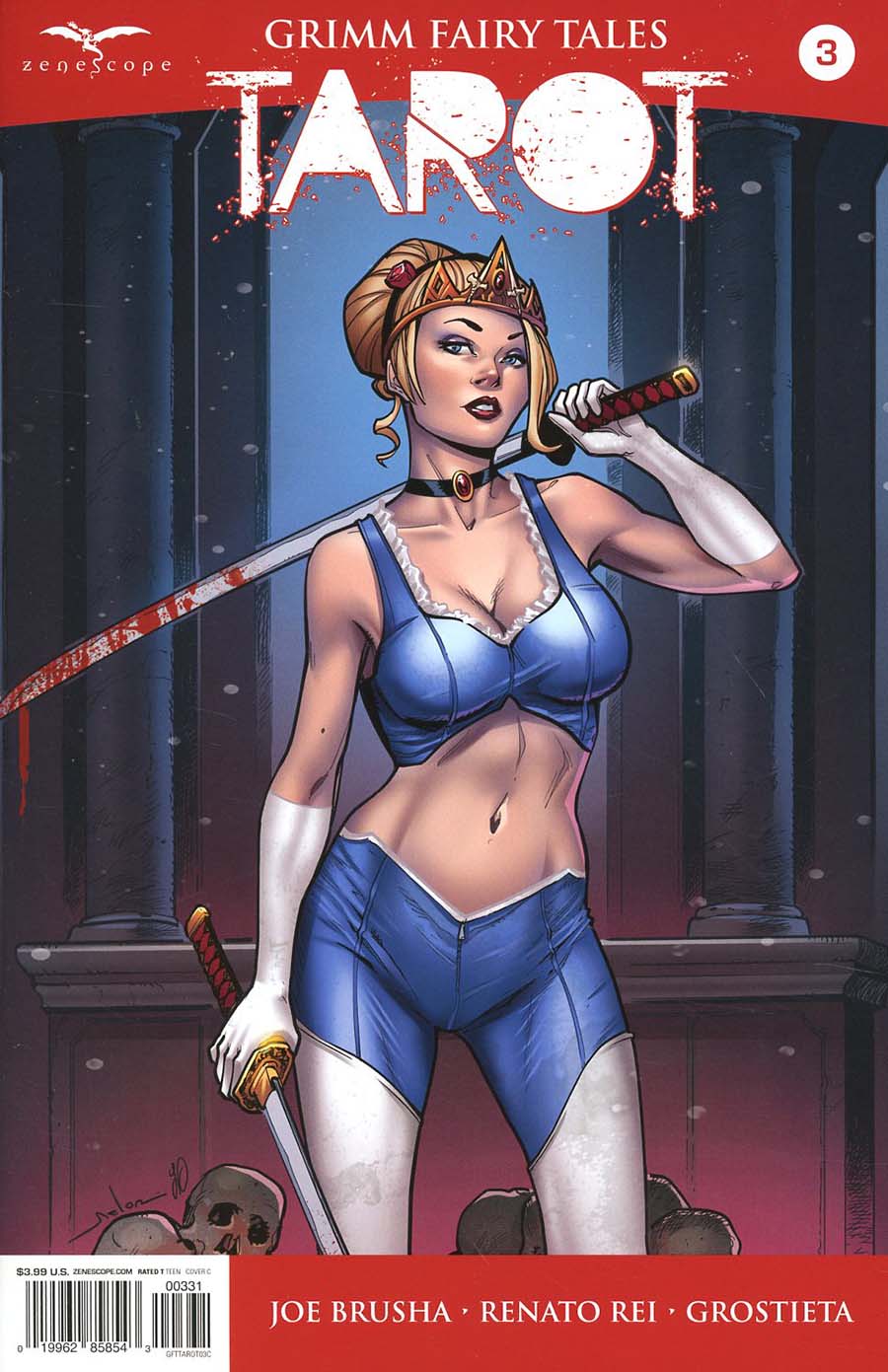 Grimm Fairy Tales Presents Tarot #3 Cover C Andrea Meloni