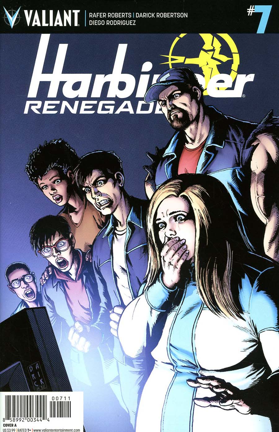 Harbinger Renegade #7 Cover A Regular Darick Robertson Cover