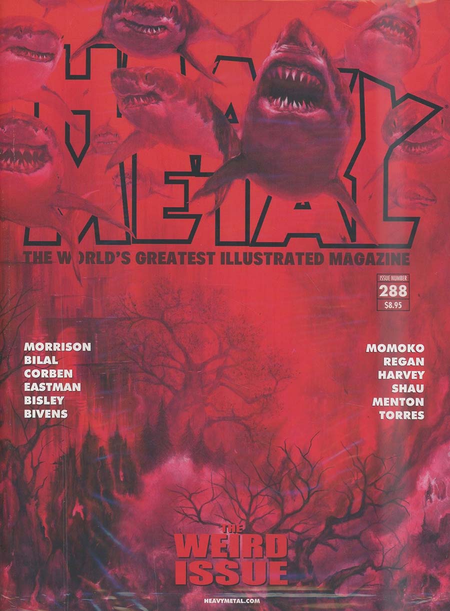 Heavy Metal #288 Cover C Nature Of Heavy Metal By Shark Toof