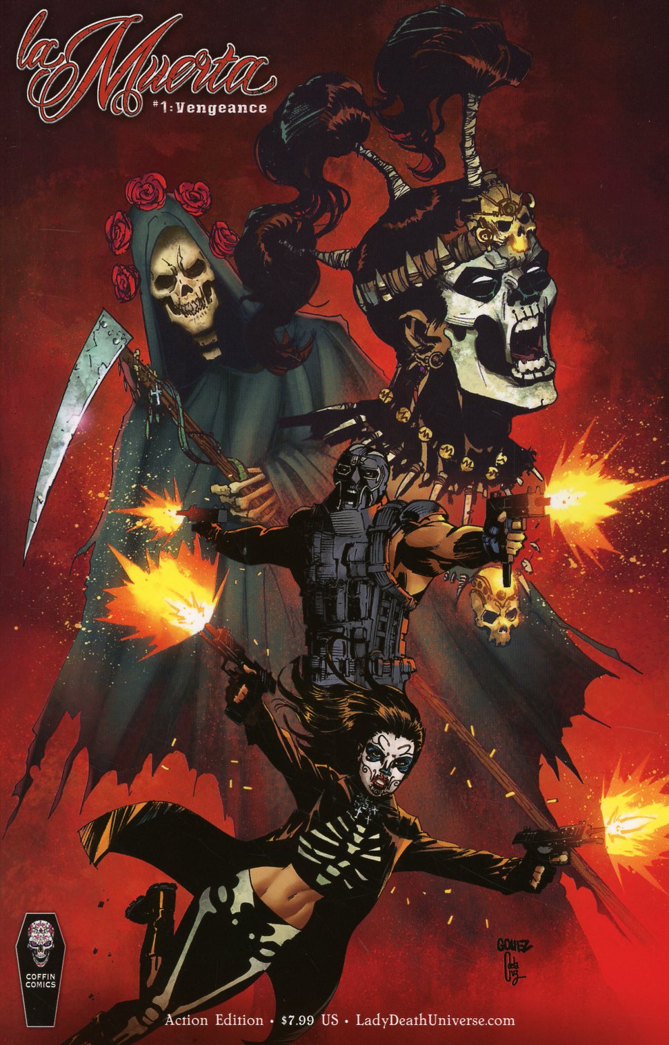 La Muerta Vengeance #1 Cover B Variant Joel Gomez Action Cover