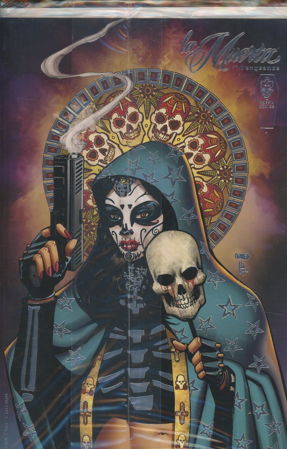 La Muerta Vengeance #1 Cover C Variant Joel Gomez Foil Premium Cover