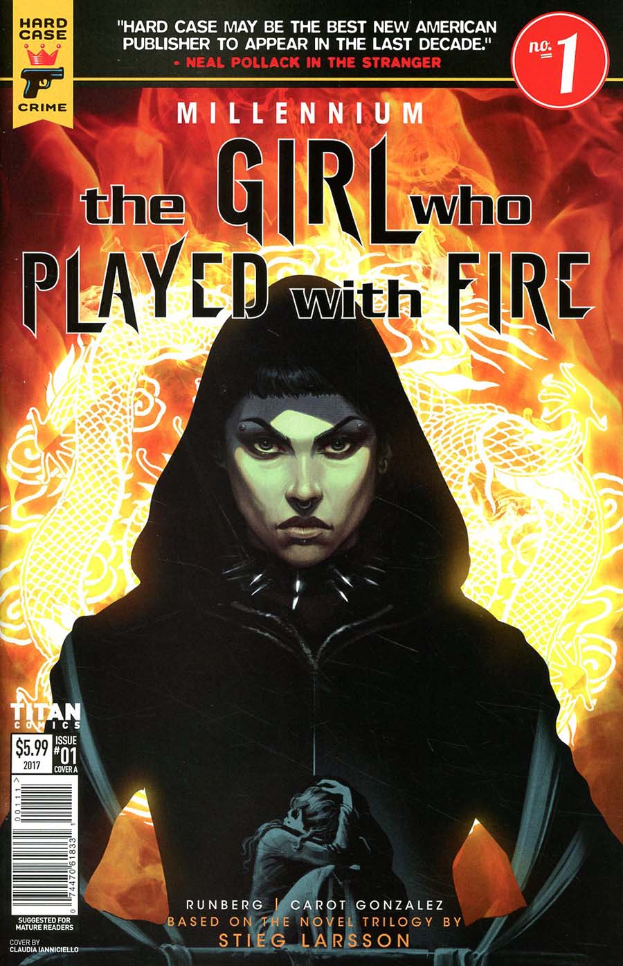 Hard Case Crime Millennium Girl Who Played With Fire #1 Cover A Regular Claudia Ianniciello Cover