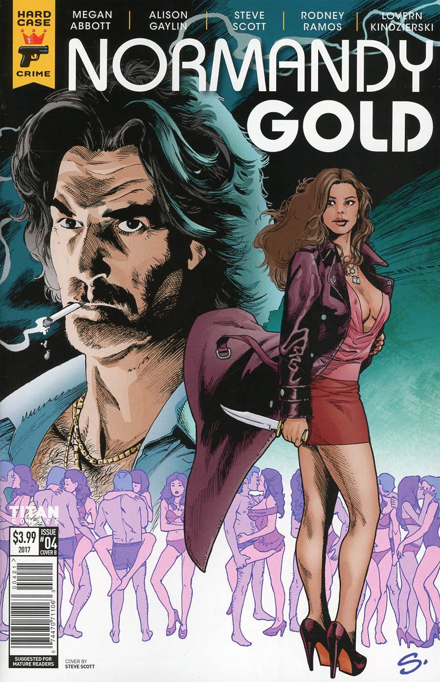 Hard Case Crime Normandy Gold #4 Cover B Variant Steve Scott & Lovern Kindzierski Cover