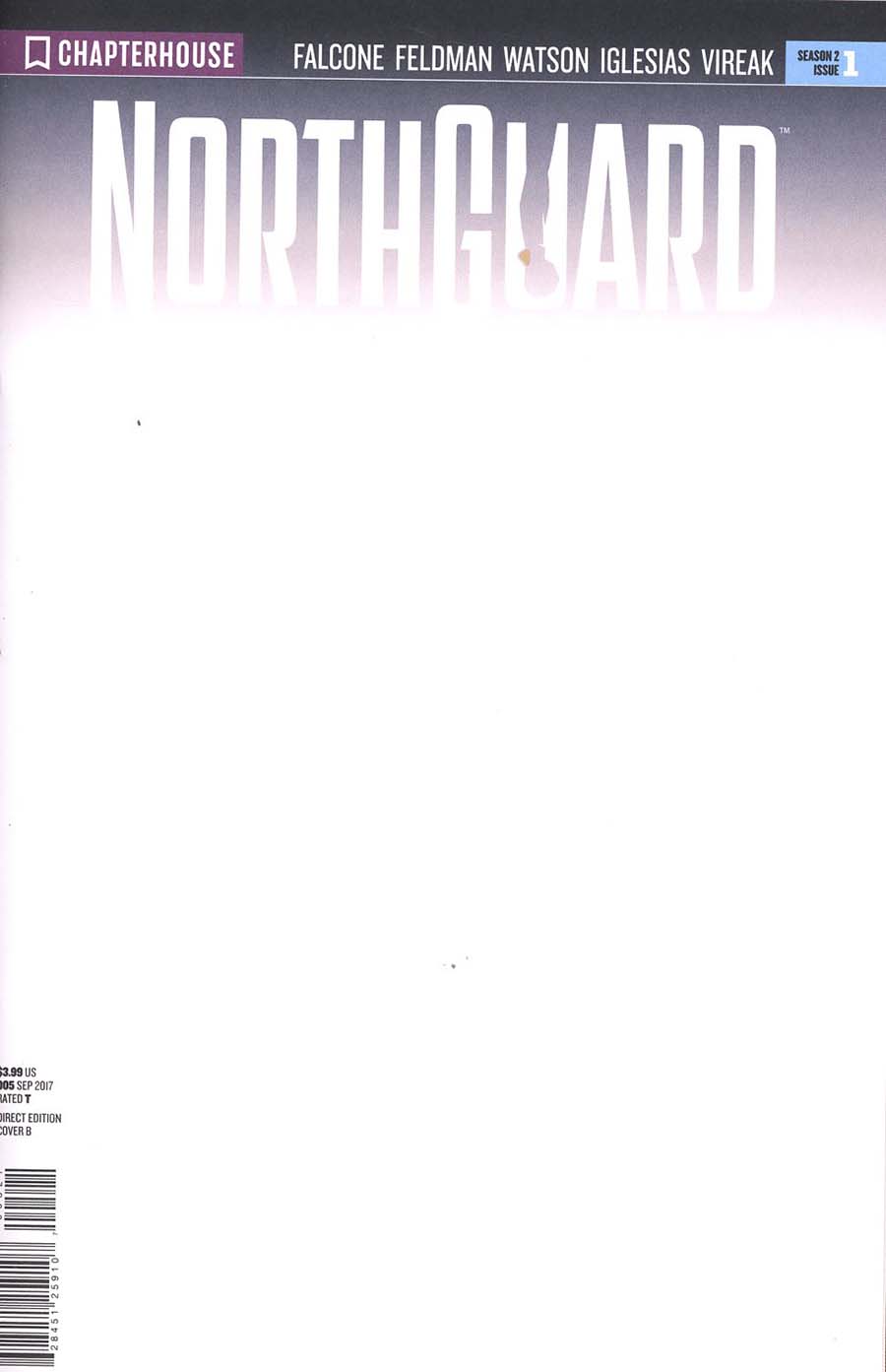 Northguard Season 2 #1 Cover B Variant Blank Cover