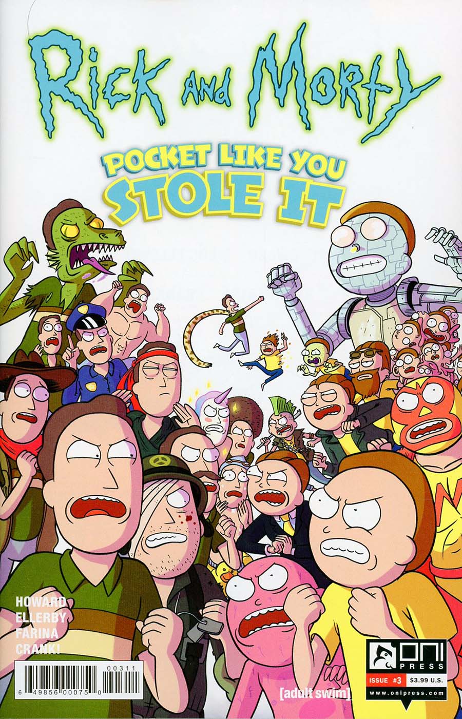 Rick And Morty Pocket Like You Stole It #3 Cover A Regular Katy Farina Cover