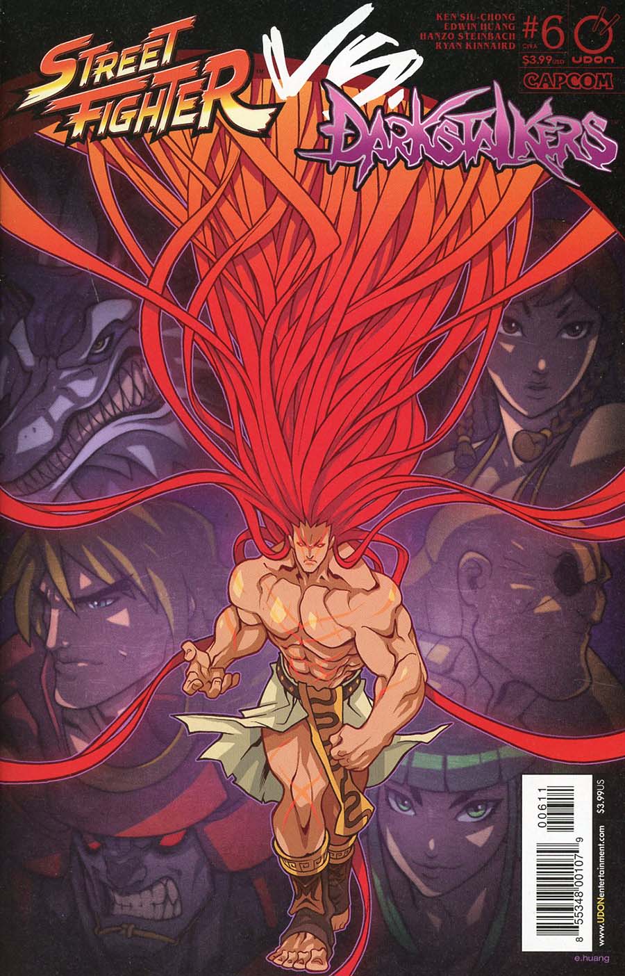 Street Fighter vs Darkstalkers #6 Cover A Regular Edwin Huang Story Cover