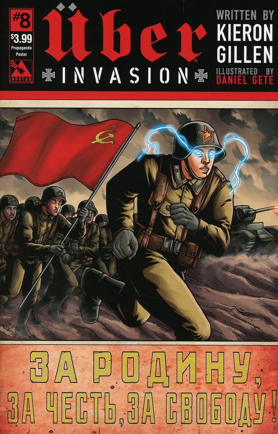 Uber Invasion #8 Cover D Propaganda Poster Cover