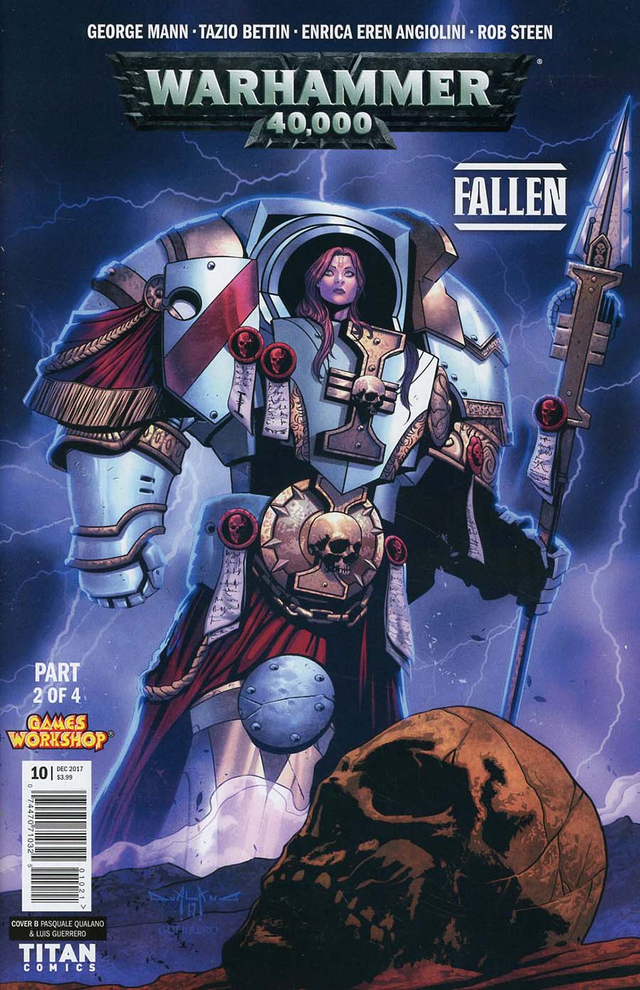 Warhammer 40000 Fallen #2 Cover B Variant Pasquale Qualano & Luis Guerrero Cover