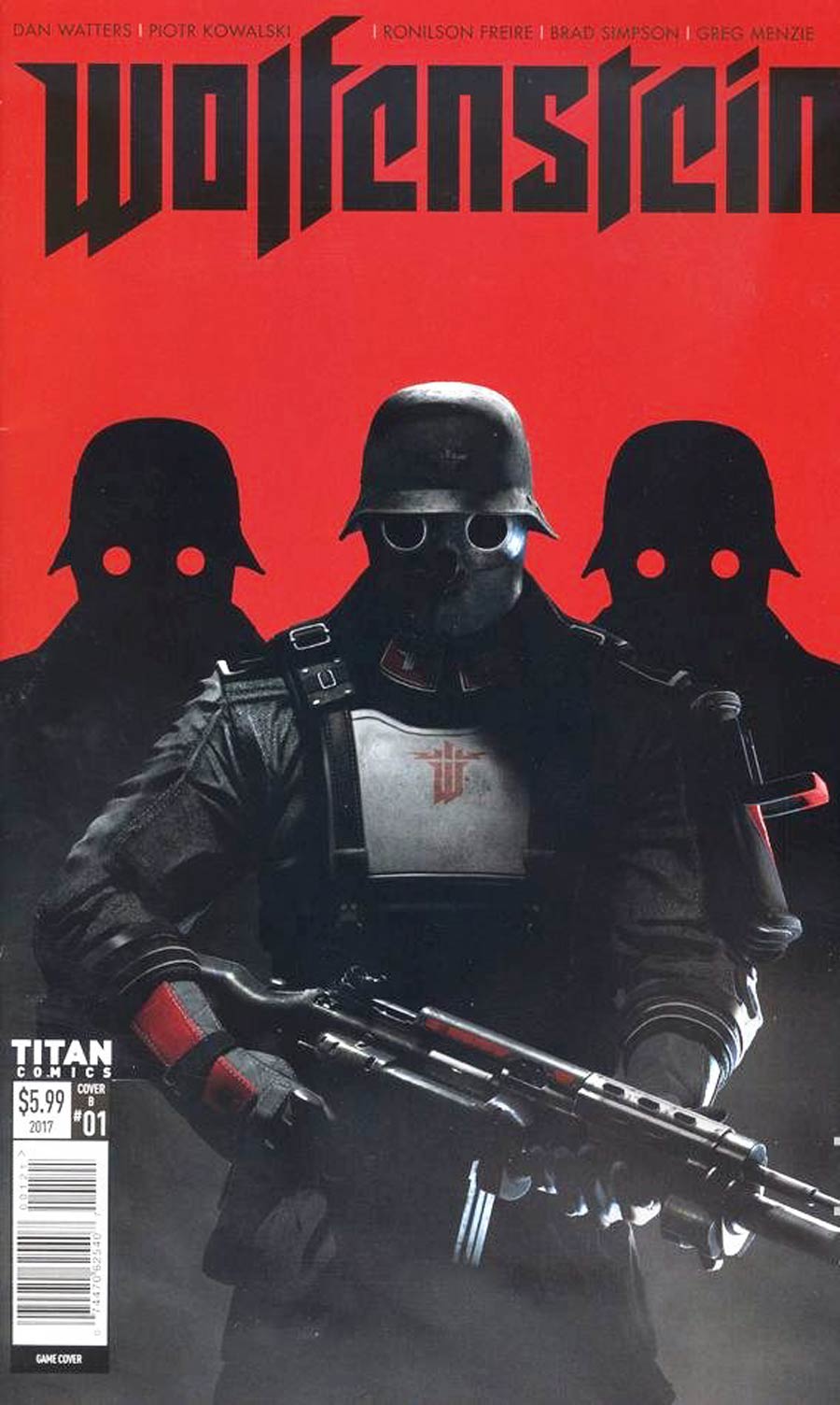 Wolfenstein #1 Cover B Variant Video Game Cover