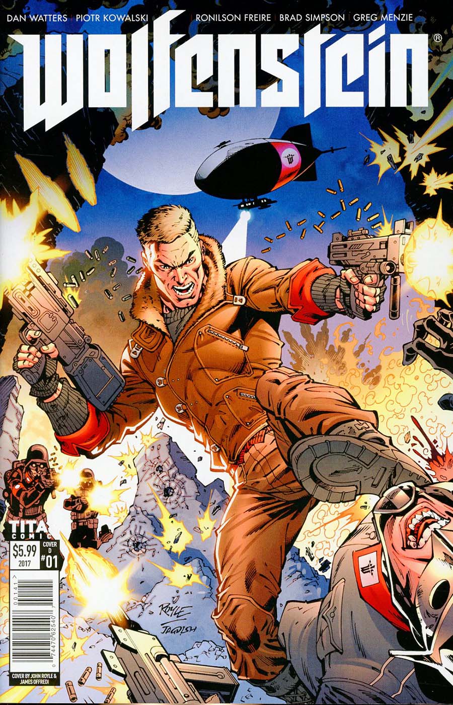 Wolfenstein #1 Cover D Variant John Royle Cover