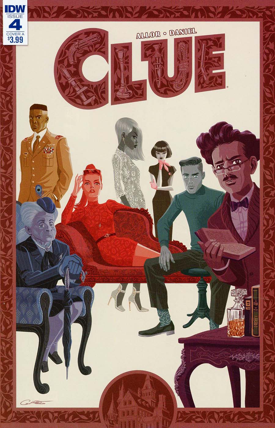 Clue #4 Cover A Regular George Caltsoudas Cover