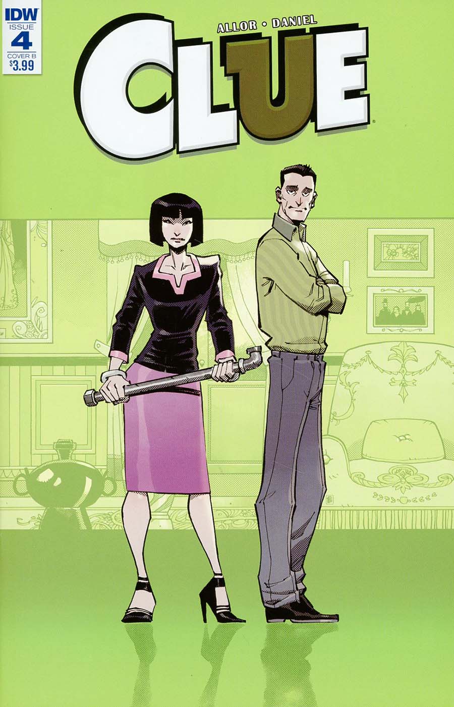 Clue #4 Cover B Variant Nelson Daniel Cover