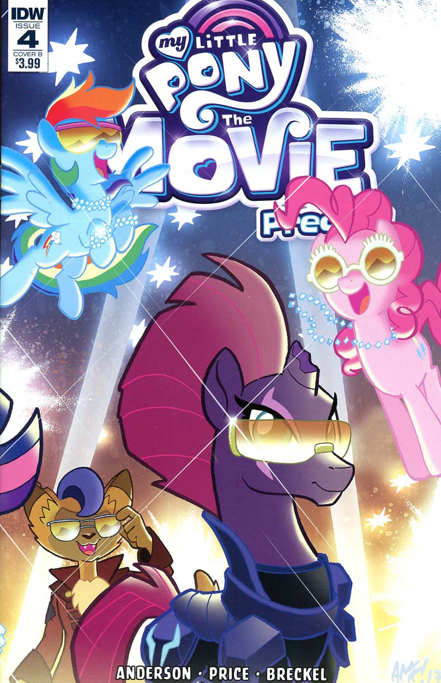 My Little Pony Movie Prequel #4 Cover B Variant Tony Fleecs Cover