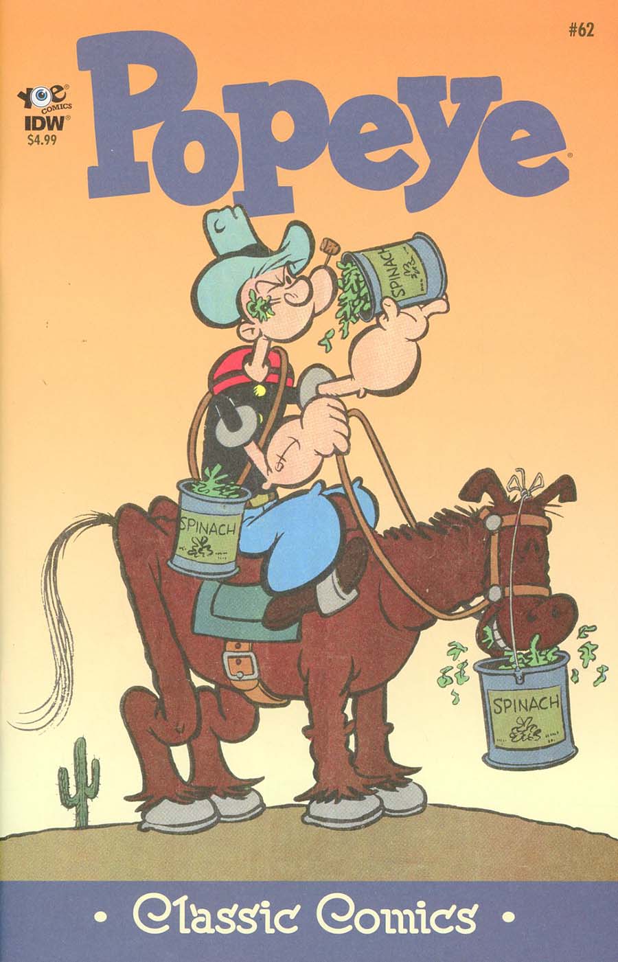 Classic Popeye #62 Cover A Regular Bud Sagendorf Cover